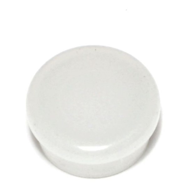 Midwest Fastener 1" White Plastic Inside Round Caps 4PK 66885